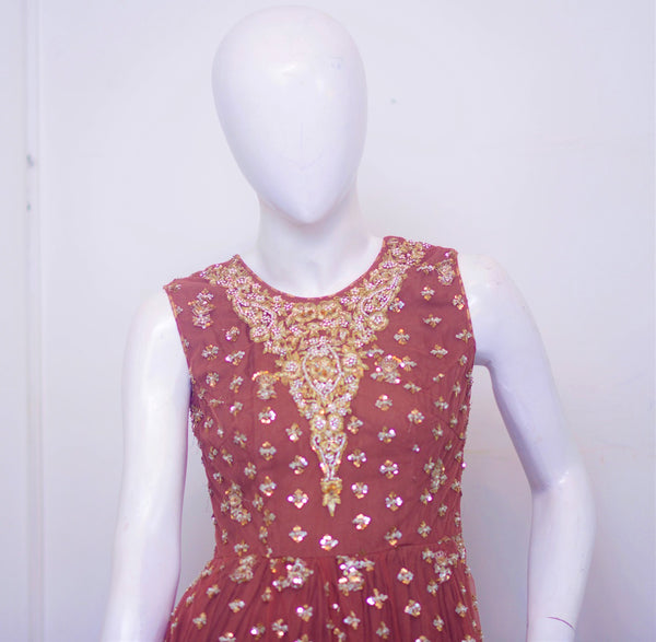 Peplum Carnation - Ready to Ship